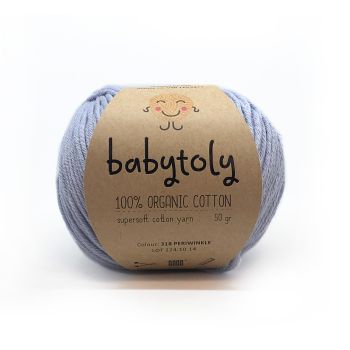 ' Organic Cotton Yarn - PERIWINKLE, 318