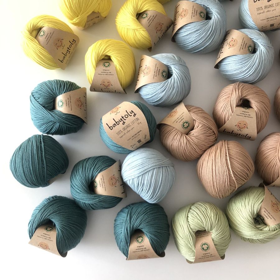 Organic Cotton Yarn - PISTACHIO, 525